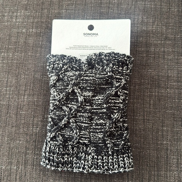 Sonoma Boot Topper Black and White NWT - Picture 2 of 3